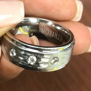 Triton Silver Wedding band